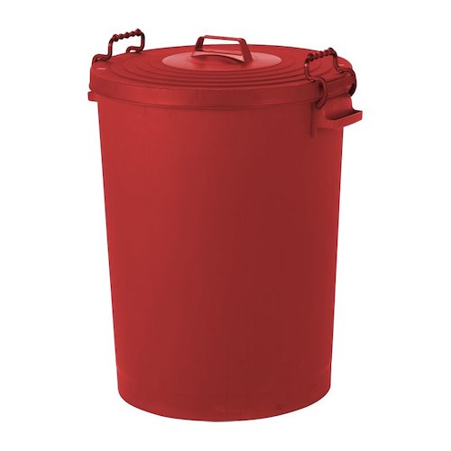 Colour Coded Food Grade Dustbin (CL025-R)